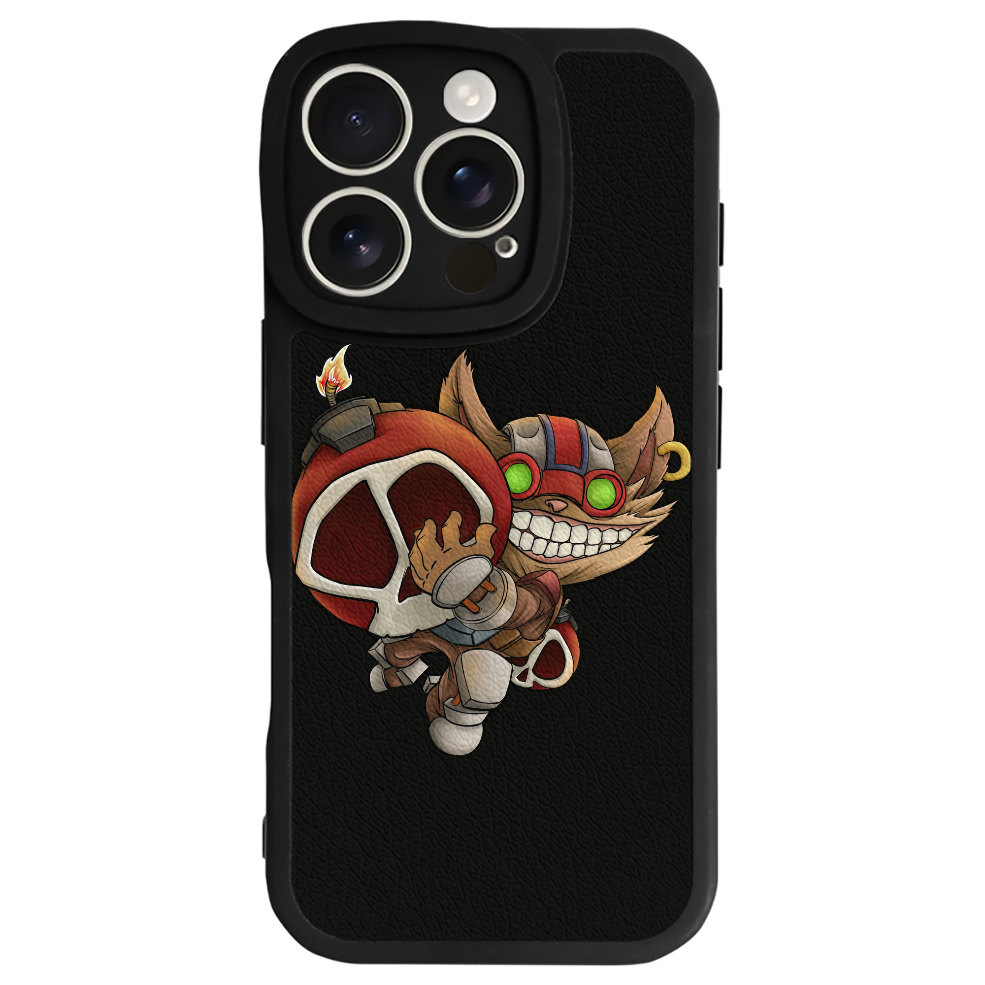リーグ・オブ・レジェンド League of Legends LOL 【iPhone 16シリーズ対応】シリコンスマホケース（レザー調） 材質：シリコン